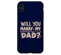 Carcasa para iPhone XS MAX ¿Te casarás con mi papá? Propuesta sincera, Hijo Divertido, Lindo