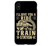 Carcasa para iPhone XS MAX Te llevaré a la estación de Tren
