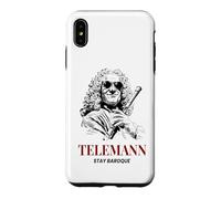 Carcasa para iPhone XS MAX Telemann Stay Baroque Funny Compositor de música clásica