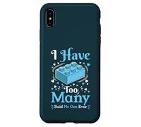 Carcasa para iPhone XS MAX Tengo demasiados dijeron Que Nadie Nunca Constructor de Bloques de construcción