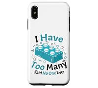 Carcasa para iPhone XS MAX Tengo demasiados dijeron Que no Hay un Constructor de Ladrillos de construcción de Bloques