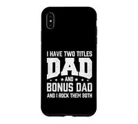 Carcasa para iPhone XS MAX Tengo Dos títulos papá y papá Extra y yo rockeo Ambos