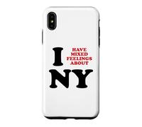 Carcasa para iPhone XS MAX Tengo Sentimientos encontrados sobre Nueva York Funny Sarcastic