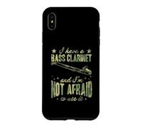 Carcasa para iPhone XS MAX Tengo un Clarinete bajo y no Tengo Miedo de Usarlo