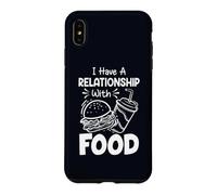 Carcasa para iPhone XS MAX Tengo una relación con la Comida Humor Divertido Amantes de la Comida rápida