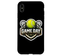 Carcasa para iPhone XS MAX Tenis Game Day Fan Lover Lindo Jugador Entrenador Espectador Cita
