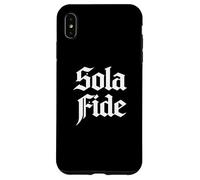 Carcasa para iPhone XS MAX Teología Reformada Sola Fide Fe Solo Diseño Cristiano