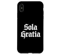 Carcasa para iPhone XS MAX Teología Reformada Sola Gratia Calvinist Christian Design