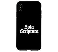 Carcasa para iPhone XS MAX Teología Reformada Sola Scriptura Autoridad Bíblica Diseño