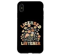 Carcasa para iPhone XS MAX Terapia de Salud Mental Floral para oyentes con Licencia