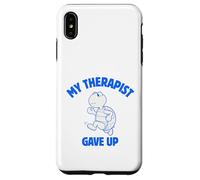 Carcasa para iPhone XS MAX Terapia Divertida de Tortugas Humor Conciencia Mental