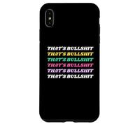 Carcasa para iPhone XS MAX That's Bullshit Retro Vintage Pastel Colour Gag Gift For Mom