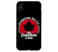 Carcasa para iPhone XS MAX The Canadian Is Here Canada Flag Vintage Symbol Home Pride