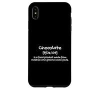 Carcasa para iPhone XS MAX The Definition of Chocolate lIllustration Graphic Designs