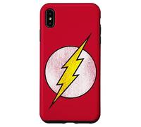 Carcasa para iPhone XS MAX The Flash Logo Distressed White & Yellow