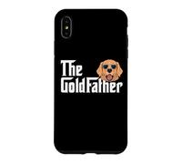 Carcasa para iPhone XS MAX The GoldFather, Divertido Amante de los Golden Retriever para Hombres