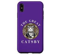 Carcasa para iPhone XS MAX The Great Catsby, diseño Divertido de Gatos, Amante de los