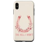 Carcasa para iPhone XS MAX The Hell I Won'T Floral Herradura Western Cowgirl