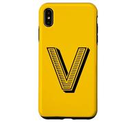 Carcasa para iPhone XS MAX The Letter V Fun Big and Bold for Eventos Family Teams Group