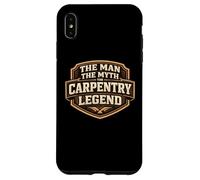 Carcasa para iPhone XS MAX The Man The Myth The Carpentry Legend Funny Carpenter Joke