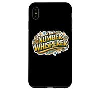 Carcasa para iPhone XS MAX The Number Whisperer Funny Contable Contador Contador CPA Broma