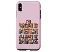 Carcasa para iPhone XS MAX The World Needs All Kinds of Minds Puzzle Autism Awareness