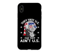 Carcasa para iPhone XS MAX They Hate Us Cuz They Ain't Us 4th of July American Flag