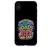 Carcasa para iPhone XS MAX This Sigma Dad Has Mad Rizz No Cap Argot de Memes -