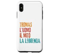 Carcasa para iPhone XS MAX Thomas L'Uomo Il Mito La Leggenda Festa di Compleanno