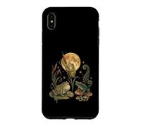Carcasa para iPhone XS MAX Three Frogs Moon Vintage Amphibian Cottagecore Art