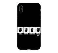 Carcasa para iPhone XS MAX Tijeras de Papel de Roca Sierra de Mesa Divertido Carpintero Carpintería