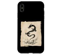 Carcasa para iPhone XS MAX Tinta Dragón Zen Flow Japonés Sumi Art