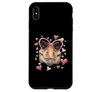 Carcasa para iPhone XS MAX Tiranosaurio Tiranosaurio Rex Corazón de San Valentín T-Rex