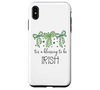 Carcasa para iPhone XS MAX Tis a Blessing to be Irish Blessings St Patricks Lucky Women
