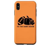 Carcasa para iPhone XS MAX Tis The Damn Season Football Fall Touchdown Game Day Sports