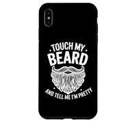 Carcasa para iPhone XS MAX Toca mi Barba y Dime Que Soy Bonita - Funny Beard