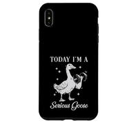 Carcasa para iPhone XS MAX Today I'm A Serious Goose Levantamiento Pesas Gimnasio Fitness