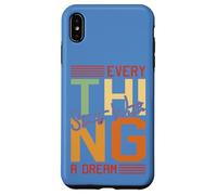 Carcasa para iPhone XS MAX Todo Comienza con una tipografía Motivacional audaz de ensueño