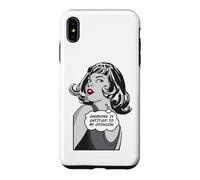 Carcasa para iPhone XS MAX Todo el Mundo Tiene Derecho a mi opinión Sarcástica Pop Art Girl