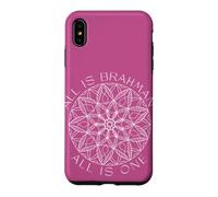 Carcasa para iPhone XS MAX Todo es Brahman, Todo es uno, Yoga, Unicidad, Mandala Art