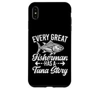 Carcasa para iPhone XS MAX Todo Gran Pescador Tiene una Historia de atún Pesca de atún