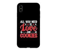 Carcasa para iPhone XS MAX Todo lo Que Necesitas es Amor y Galletas, Divertida Navidad