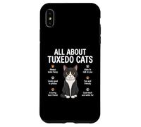 Carcasa para iPhone XS MAX Todo sobre Tuxedo Cats Funny Cat Lover Dueños de Mascotas