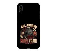 Carcasa para iPhone XS MAX Todos a Bordo del Tren Nope Funny Sarcastic