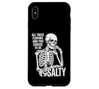 Carcasa para iPhone XS MAX Todos Estos sabores y tú eliges Salty Funny Skull