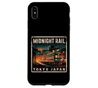 Carcasa para iPhone XS MAX Tokio Japón Midnight Train Vintage Rail Otaku Fan Souvenir