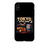 Carcasa para iPhone XS MAX Tokyo After Dark Vinyl Running Coffee Japonés Music Lover