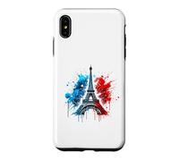 Carcasa para iPhone XS MAX Torre Eiffel: Icono de París Revisitado en Clave Street Art