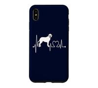 Carcasa para iPhone XS MAX TOSA Inu Dog My Heartbeat EKG Perros Mi Cardio