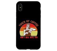 Carcasa para iPhone XS MAX Touch My Coffee and I Will Bite You Baristas Coffee Lover
